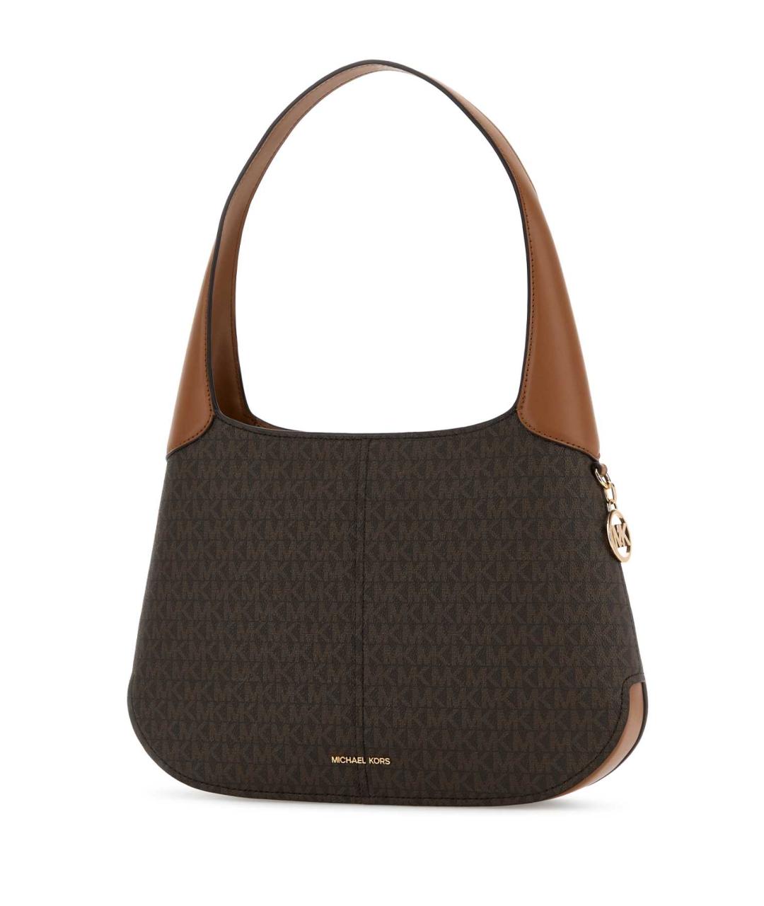 MICHAEL KORS Коричневая сумка с короткими ручками из искусственной кожи, фото 2