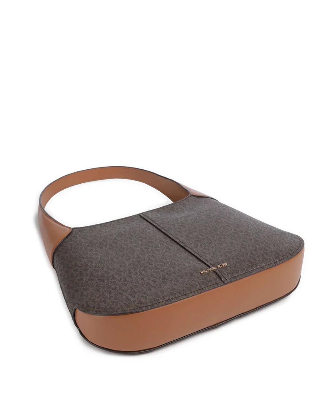 MICHAEL KORS Коричневая сумка с короткими ручками из искусственной кожи, фото 3