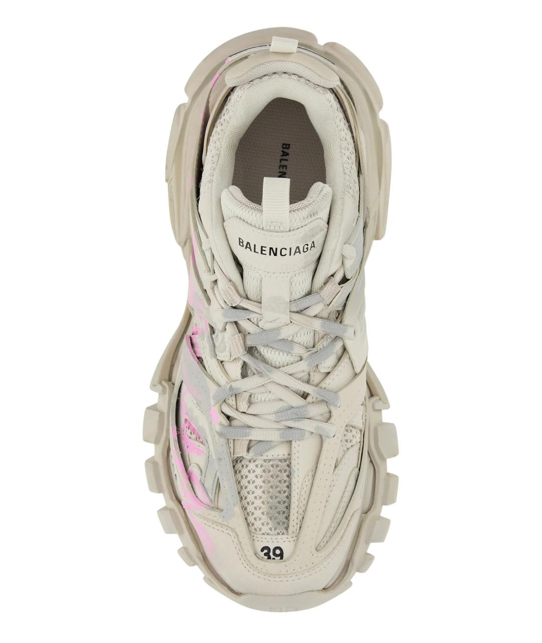 BALENCIAGA Белые синтетические кроссовки, фото 4