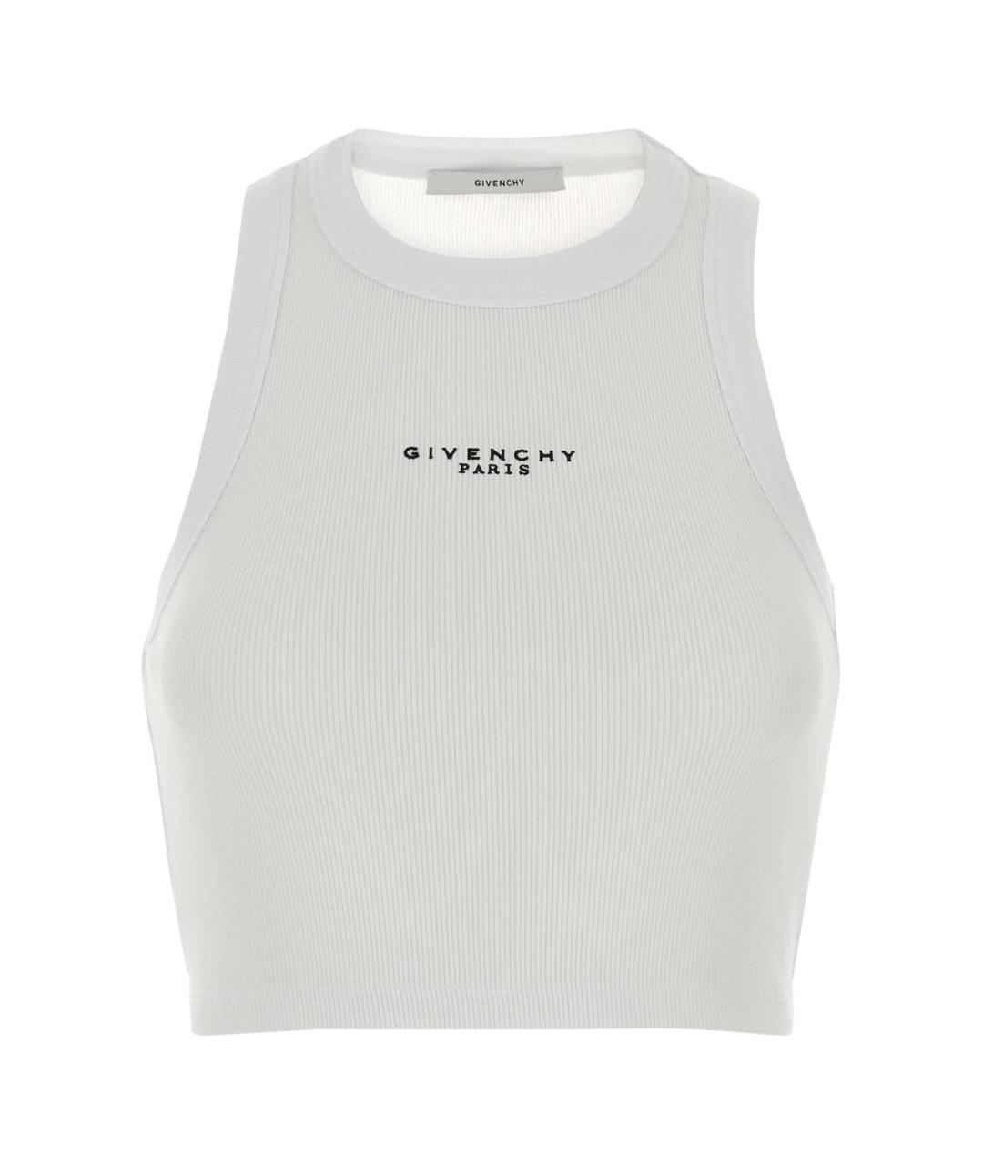 GIVENCHY Белая хлопковая майка, фото 1