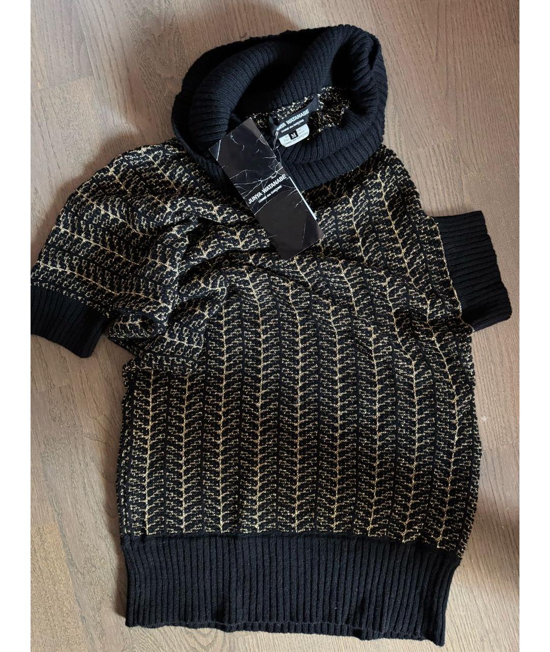 JUNYA WATANABE Черный шерстяной джемпер / свитер, фото 2