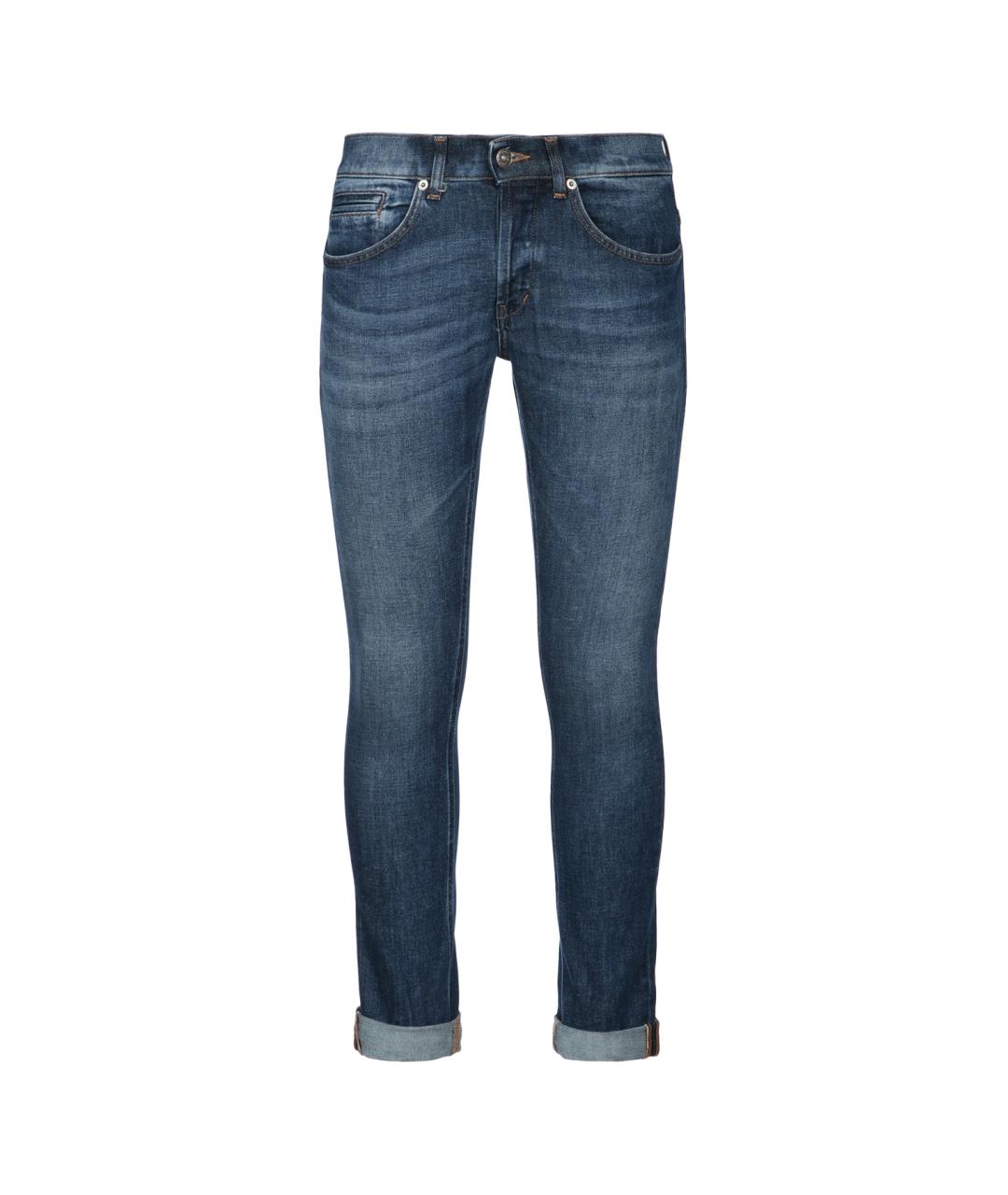 DONDUP Синие хлопковые джинсы скинни, фото 1