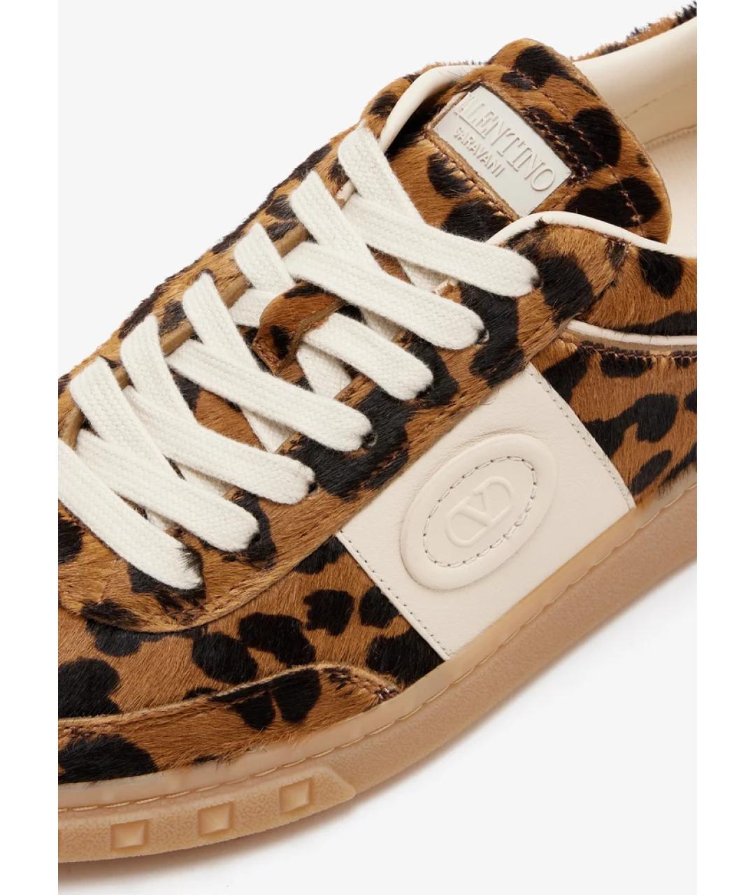 VALENTINO Мульти кожаные кеды, фото 3