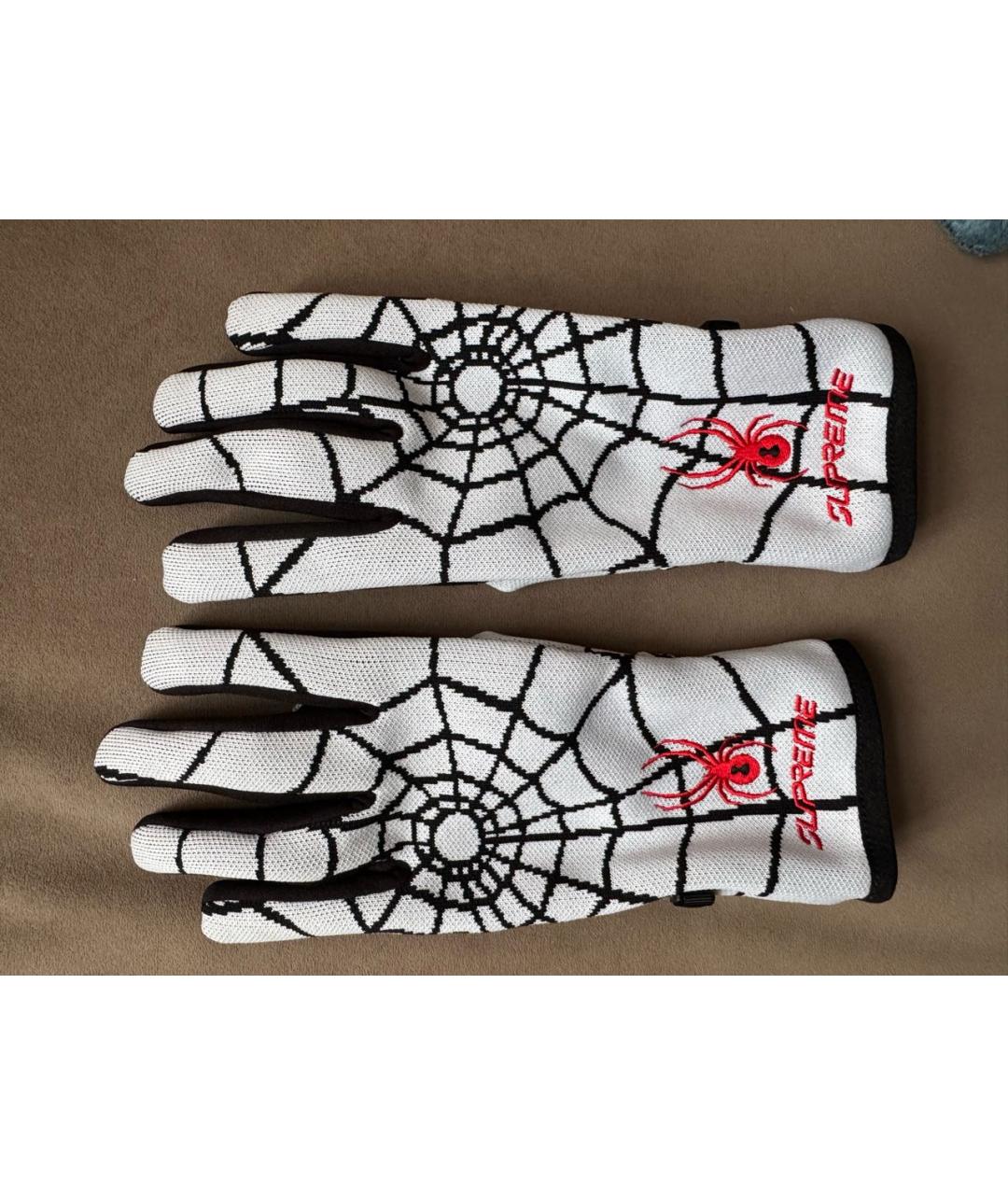 SUPREME Белые перчатки, фото 5