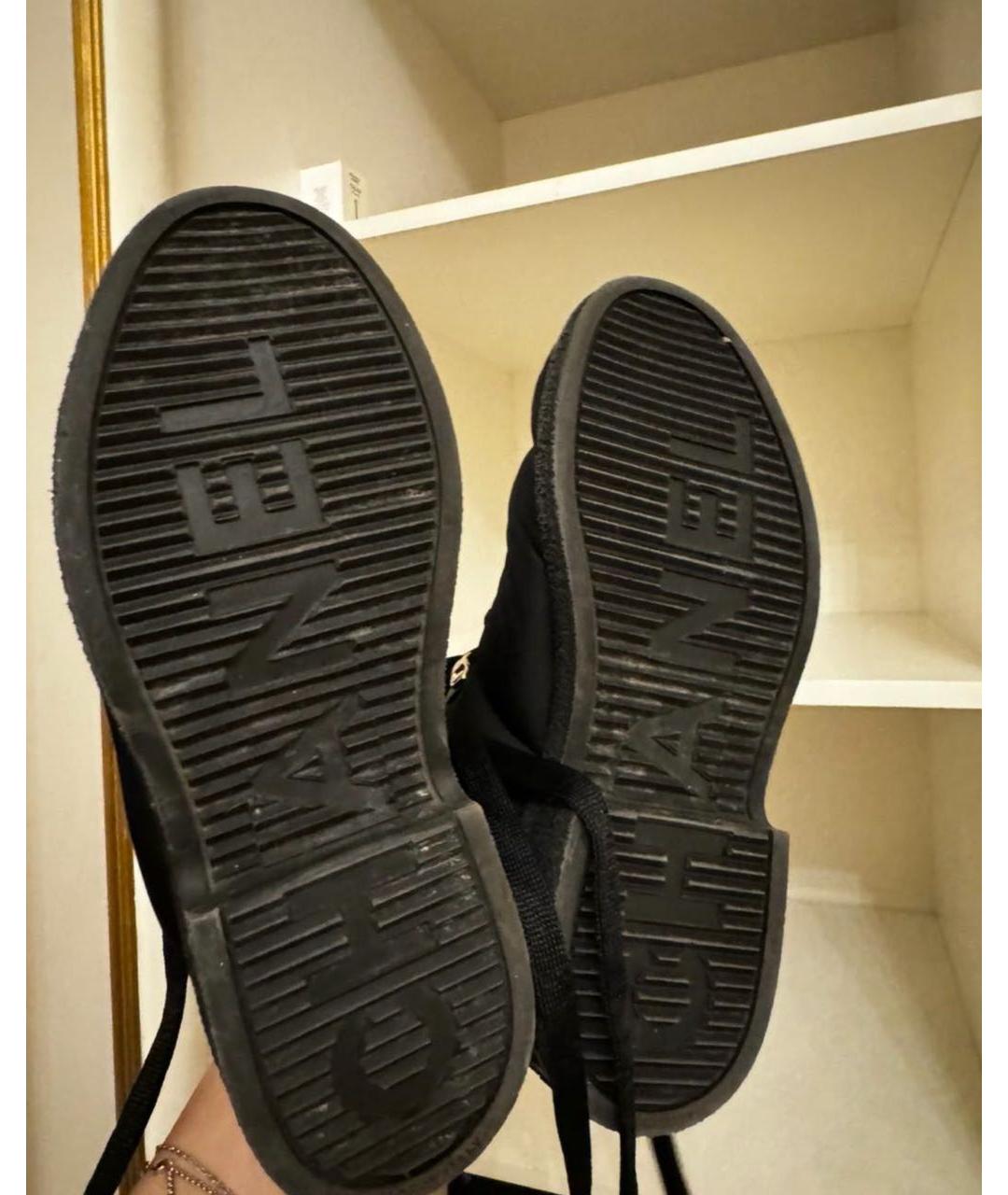 CHANEL Черные ботинки, фото 5