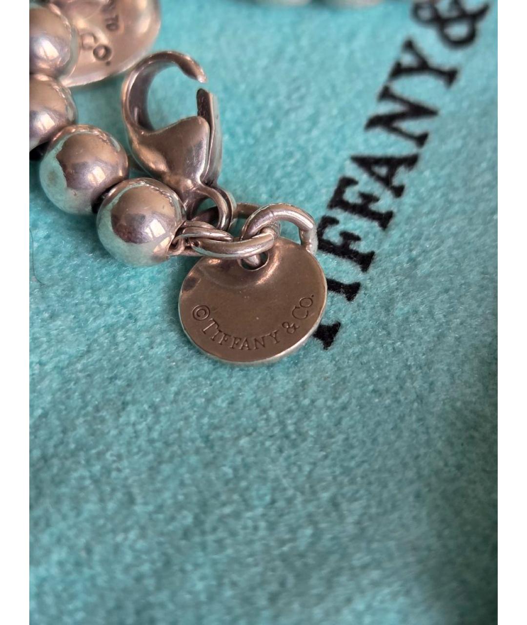 TIFFANY&CO Красный серебряный браслет, фото 5