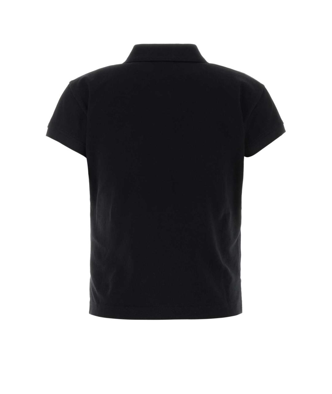 BALENCIAGA Черная хлопковая футболка, фото 2