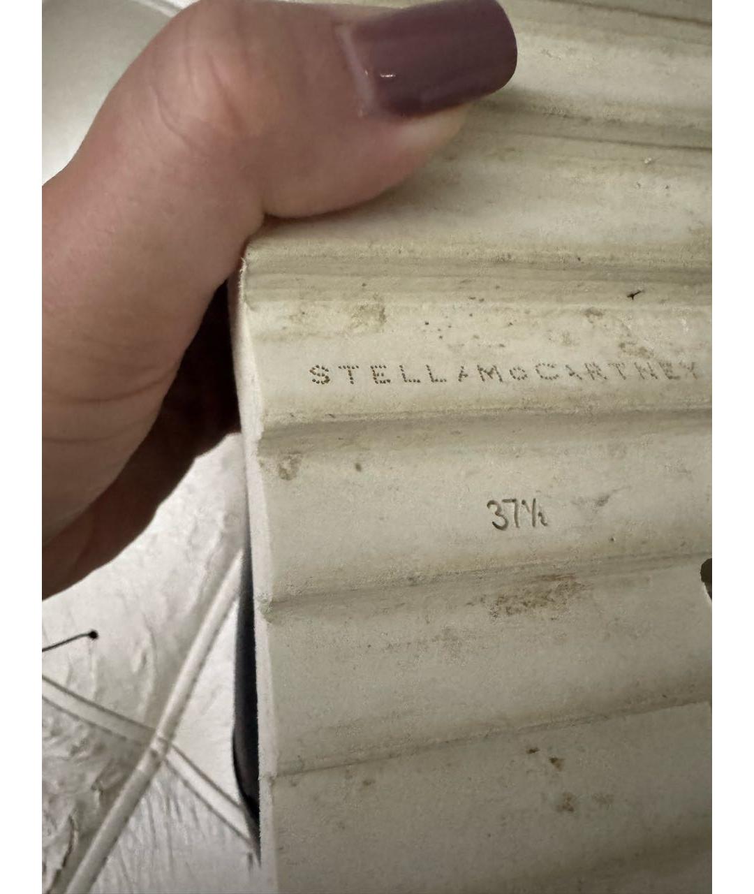 STELLA MCCARTNEY Черные кожаные брогги и оксфорды, фото 7