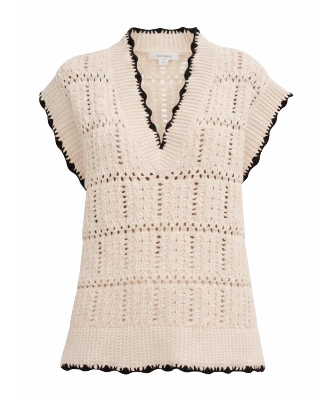 CHANEL Бежевая хлопковая жилетка, фото 1