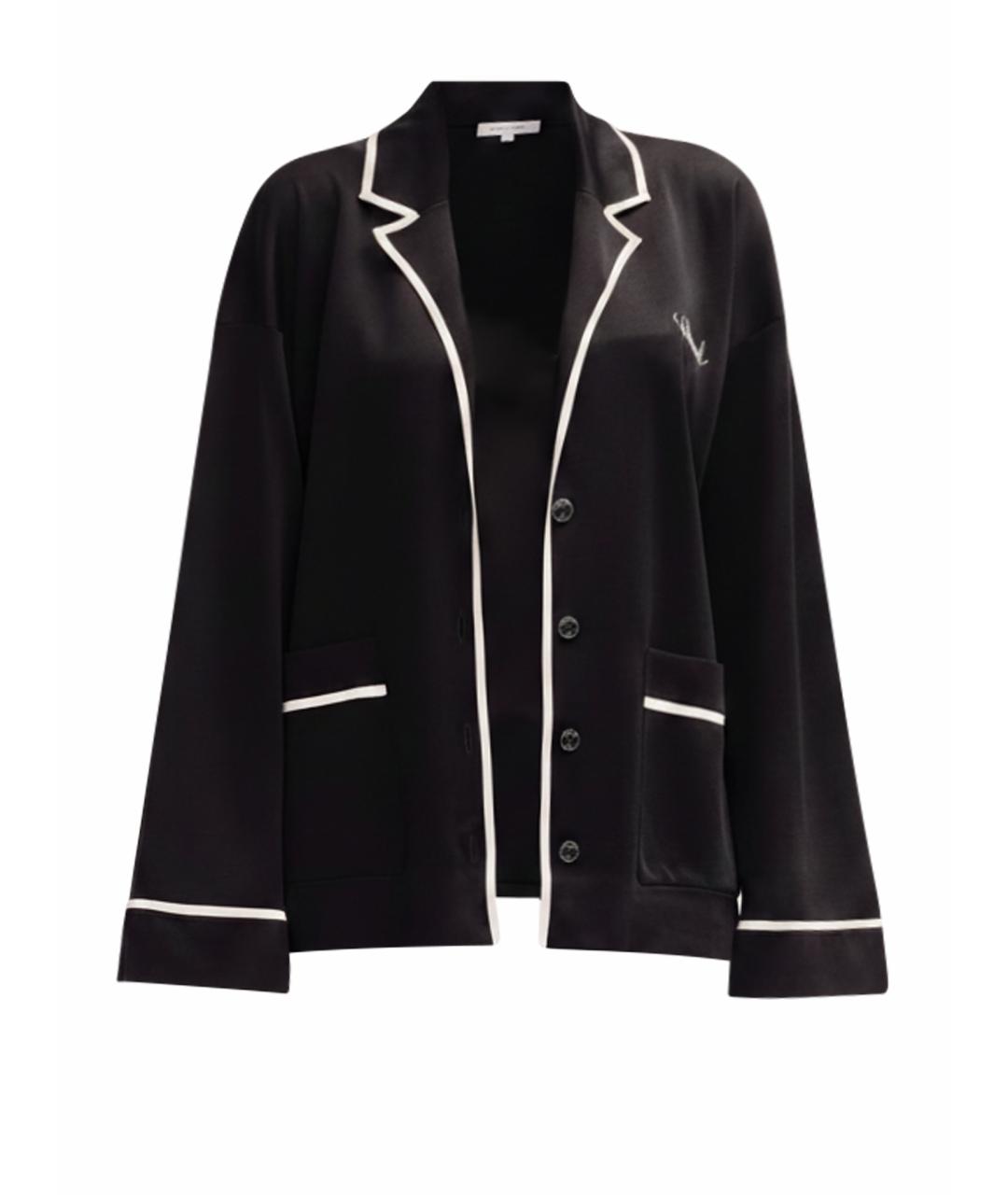 CHANEL Черный шелковый жакет/пиджак, фото 1
