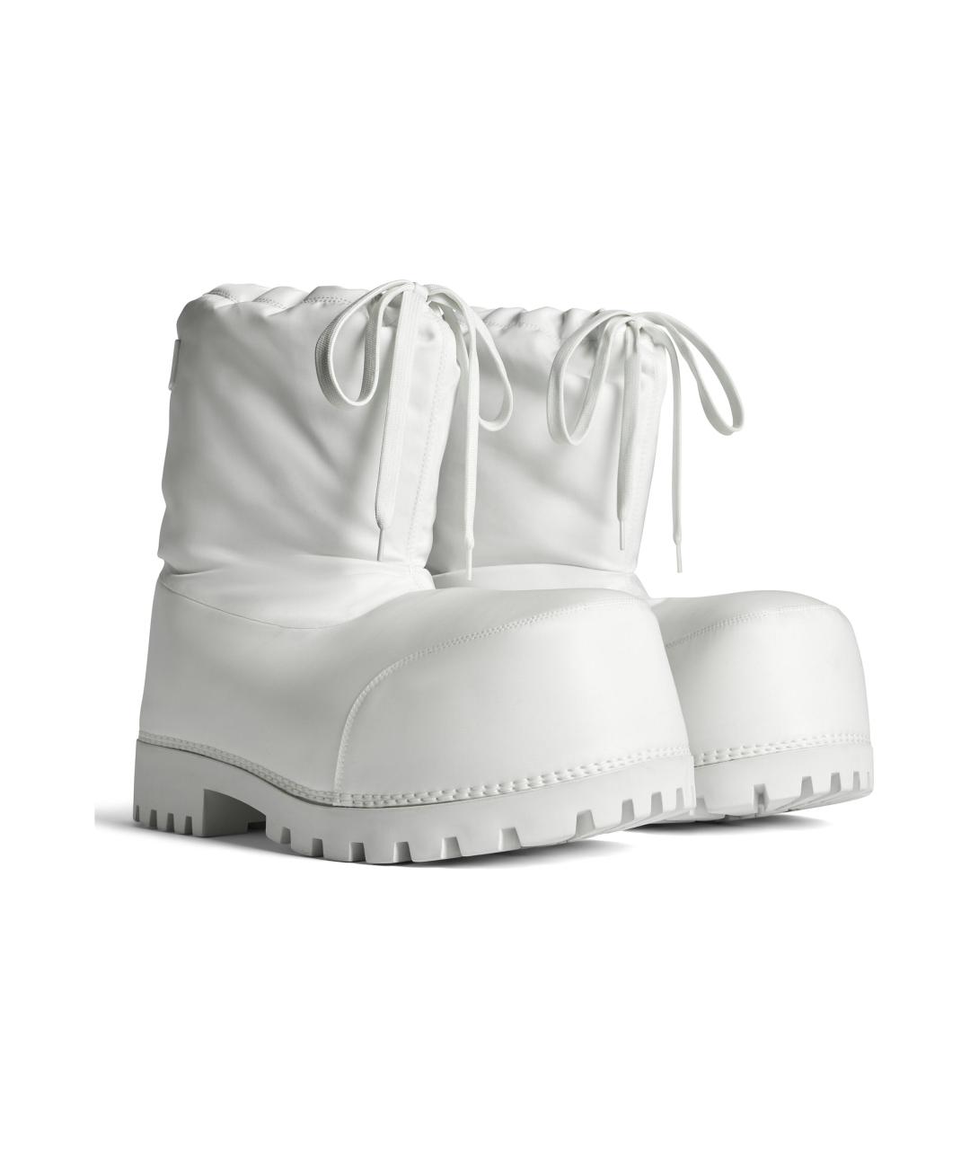 BALENCIAGA Белые ботинки, фото 3