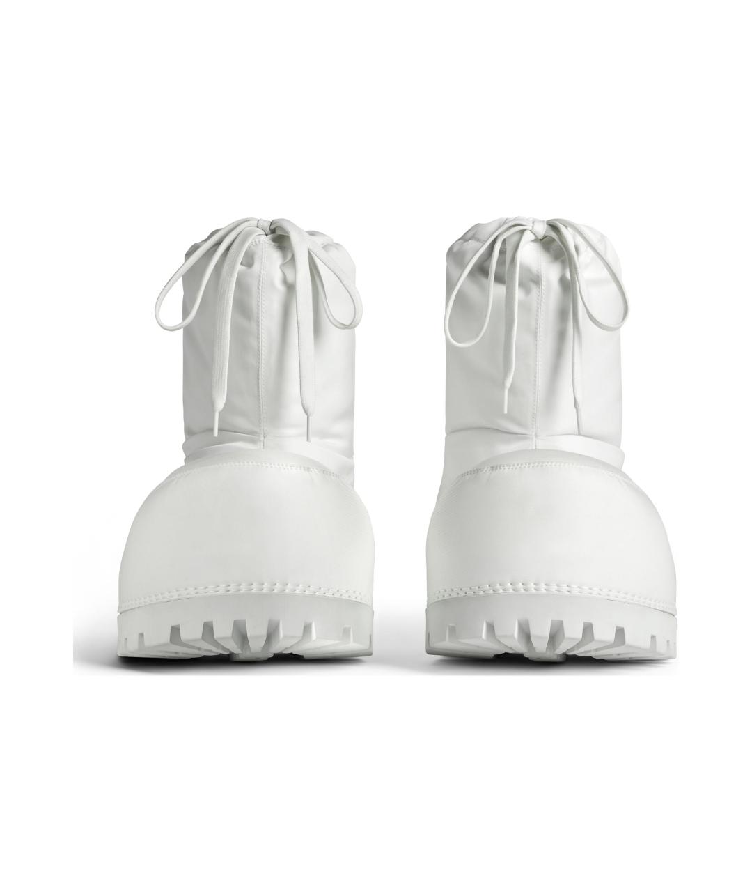BALENCIAGA Белые ботинки, фото 4