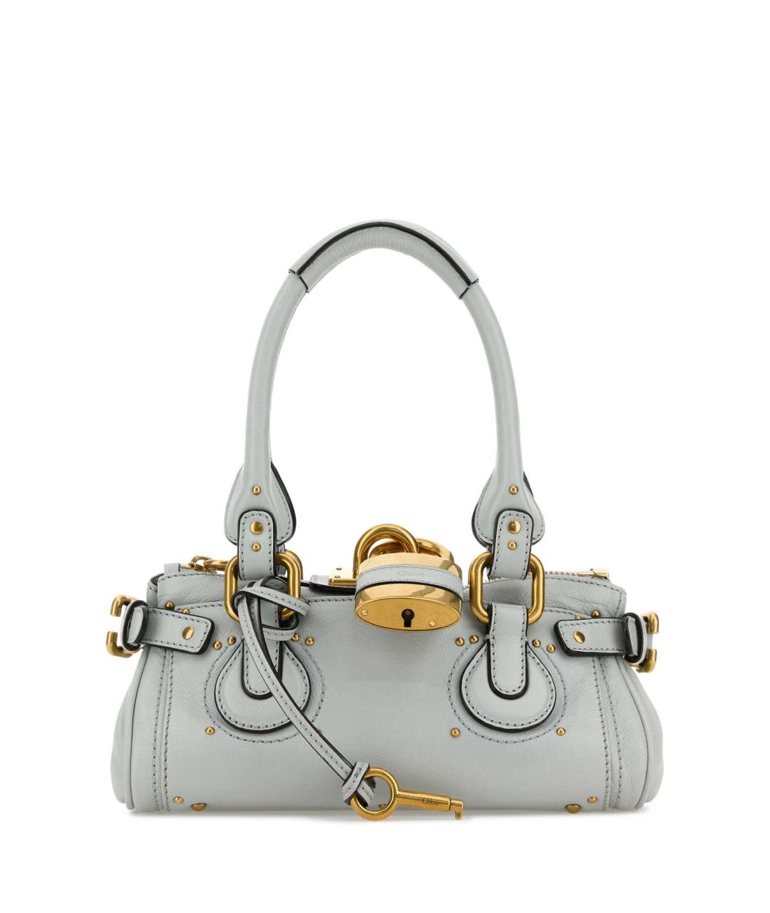 CHLOE Голубая кожаная сумка через плечо, фото 1