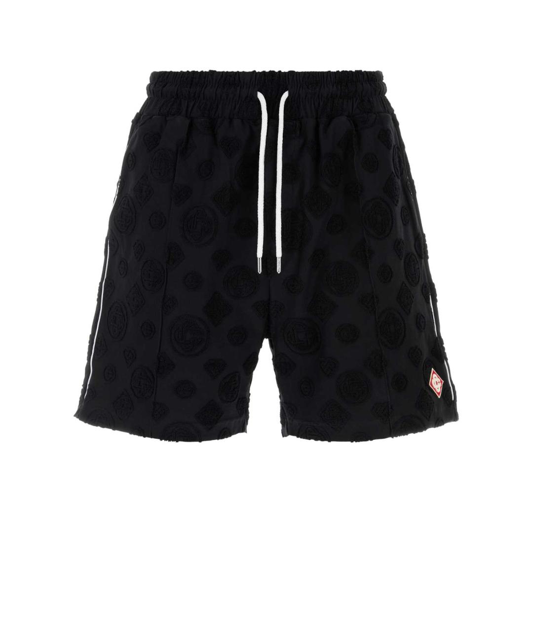 CASABLANCA Черные хлопковые шорты, фото 1