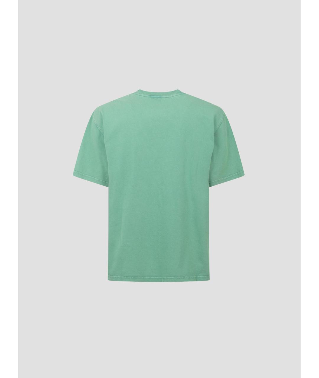 MARNI Зеленая хлопковая футболка, фото 2