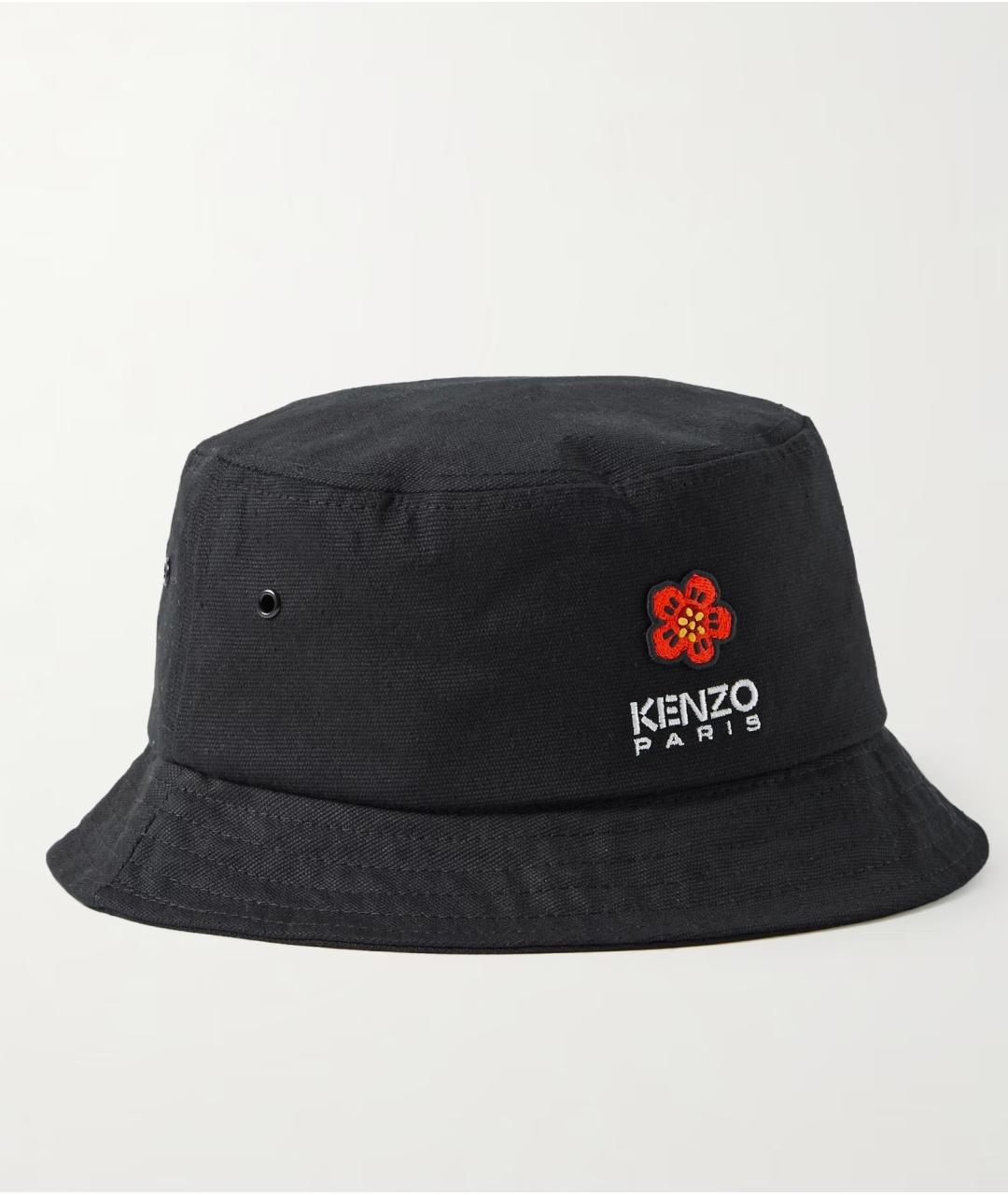 KENZO Черная хлопковая кепка/бейсболка, фото 2