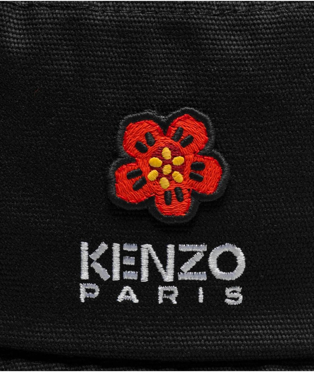 KENZO Черная хлопковая кепка/бейсболка, фото 4