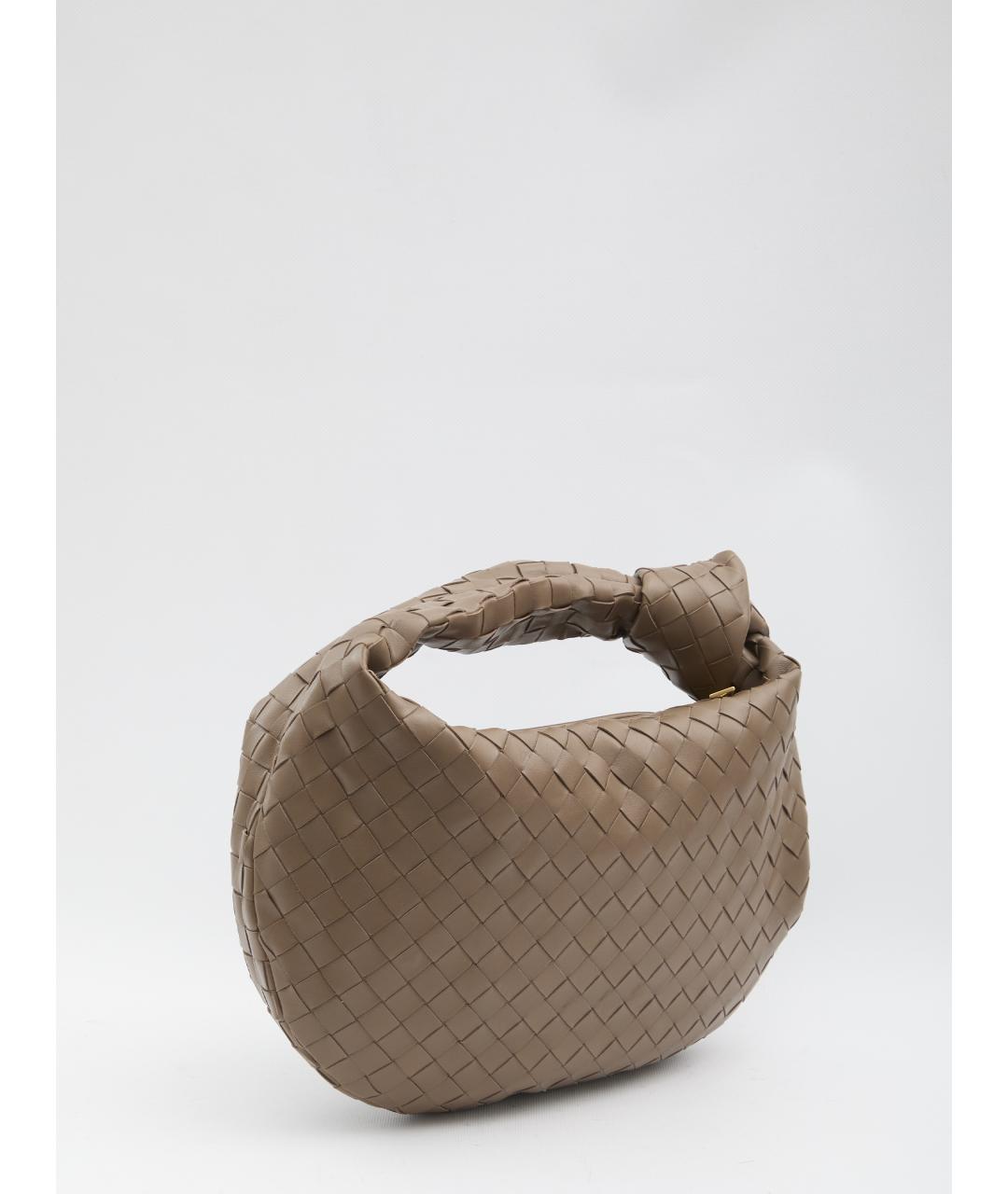 BOTTEGA VENETA Коричневая кожаная сумка через плечо, фото 2