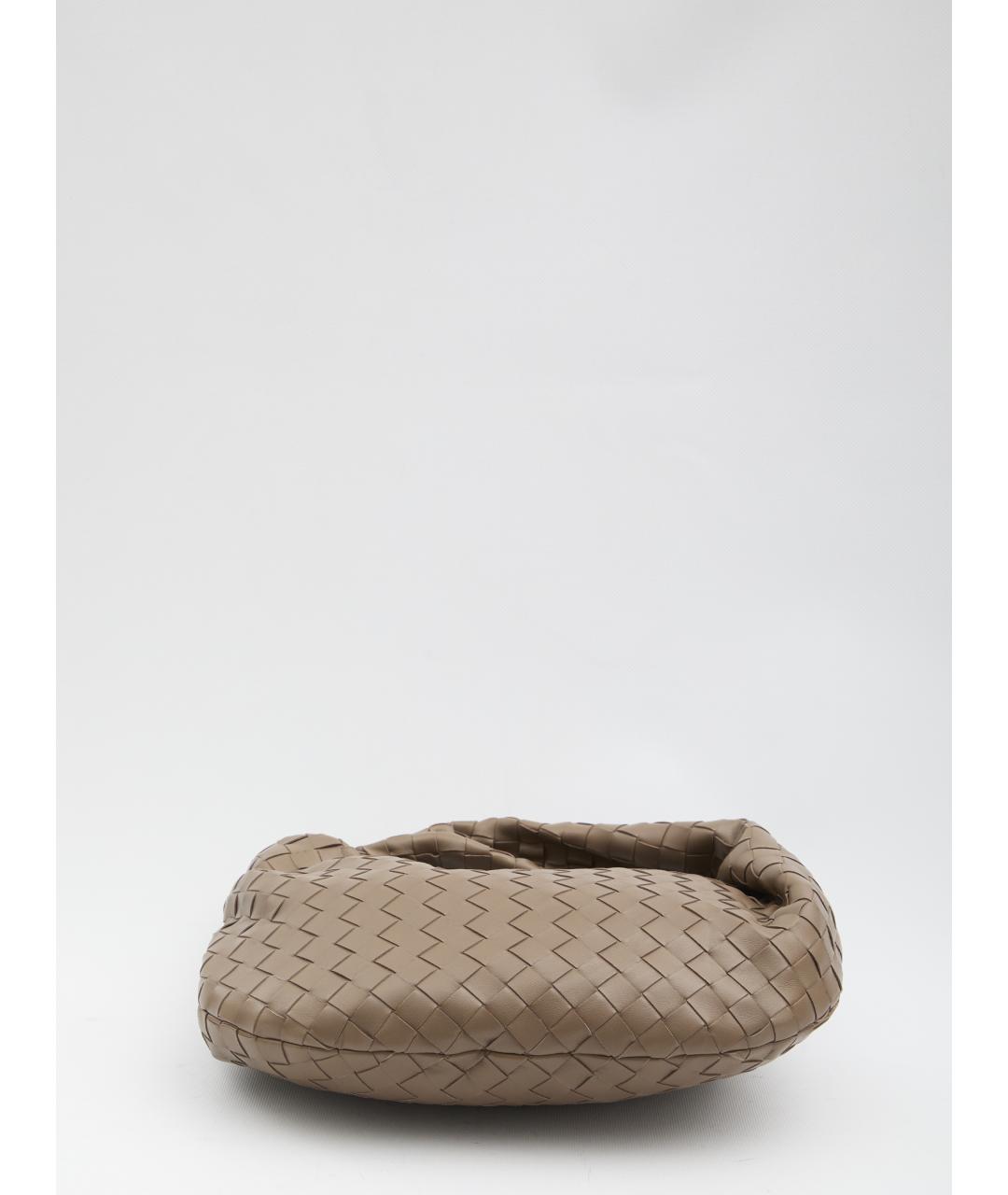 BOTTEGA VENETA Коричневая кожаная сумка через плечо, фото 3