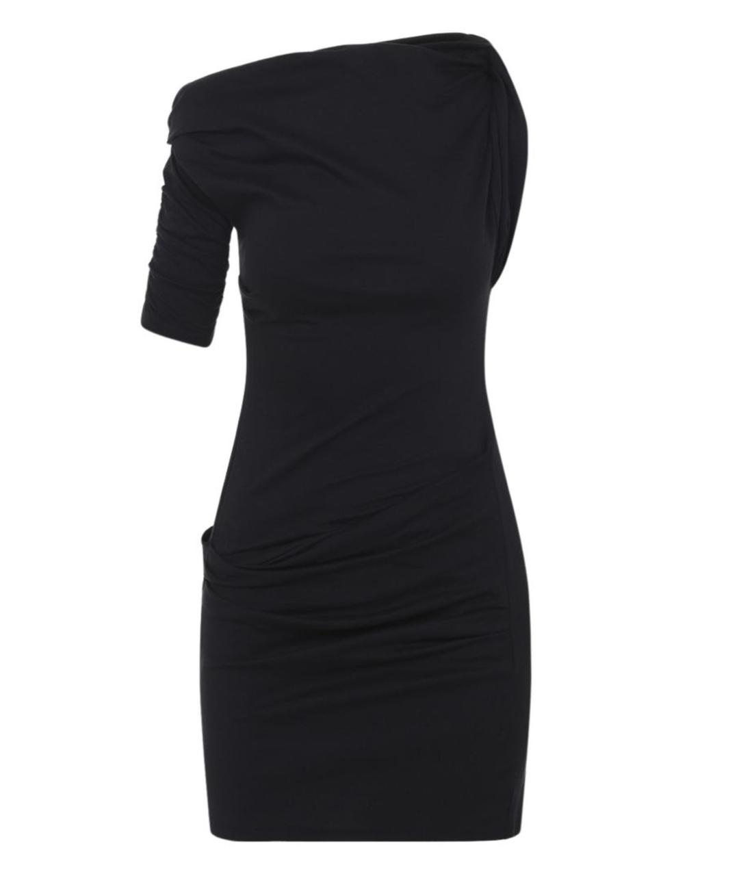 JACQUEMUS Черное хлопковое повседневное платье, фото 1