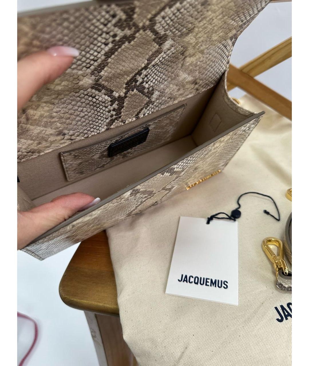 JACQUEMUS Мульти кожаная сумка через плечо, фото 4