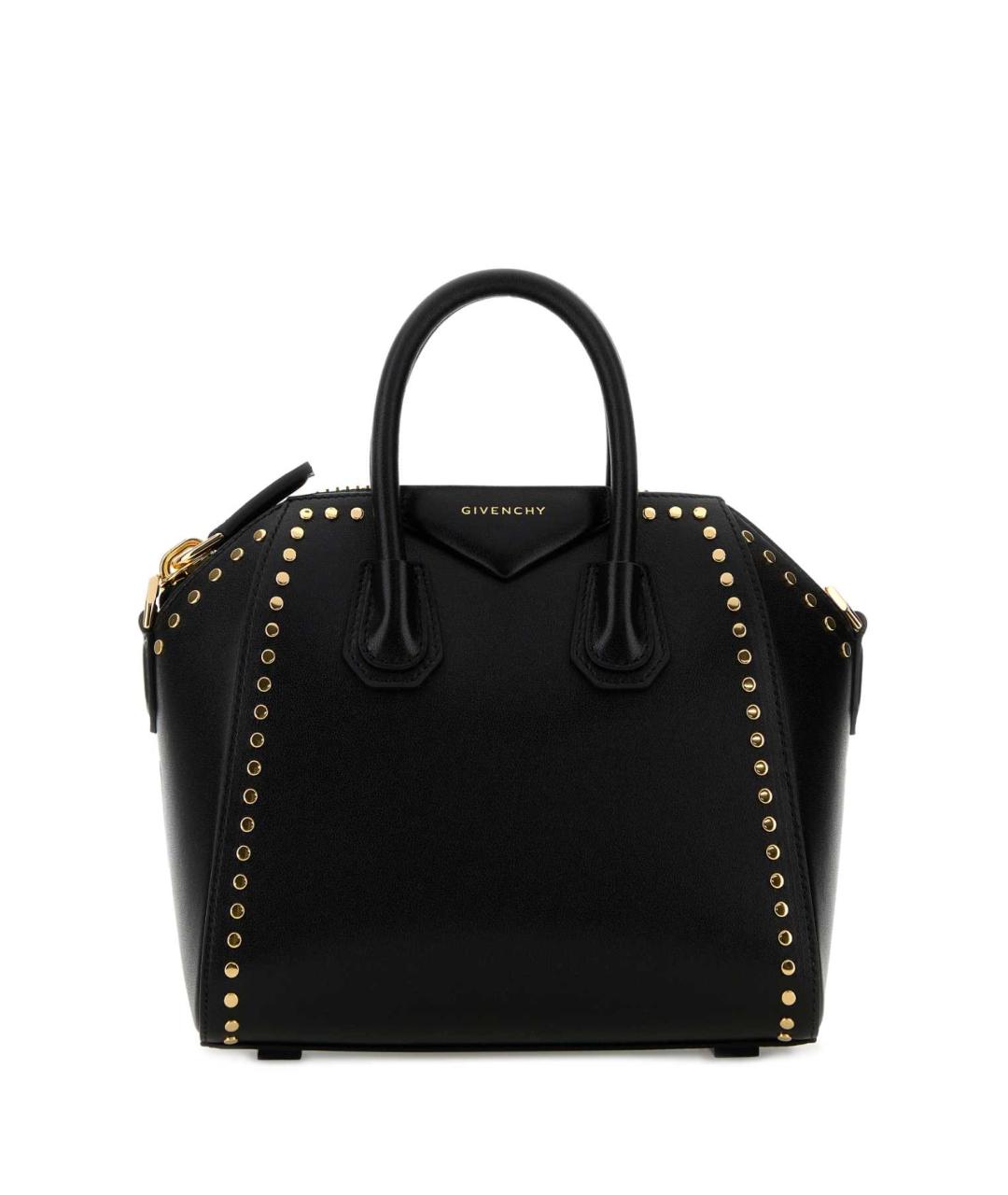 GIVENCHY Черная кожаная сумка тоут, фото 1