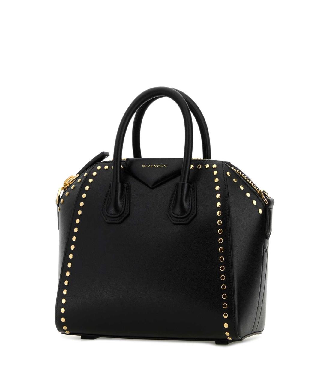 GIVENCHY Черная кожаная сумка тоут, фото 2