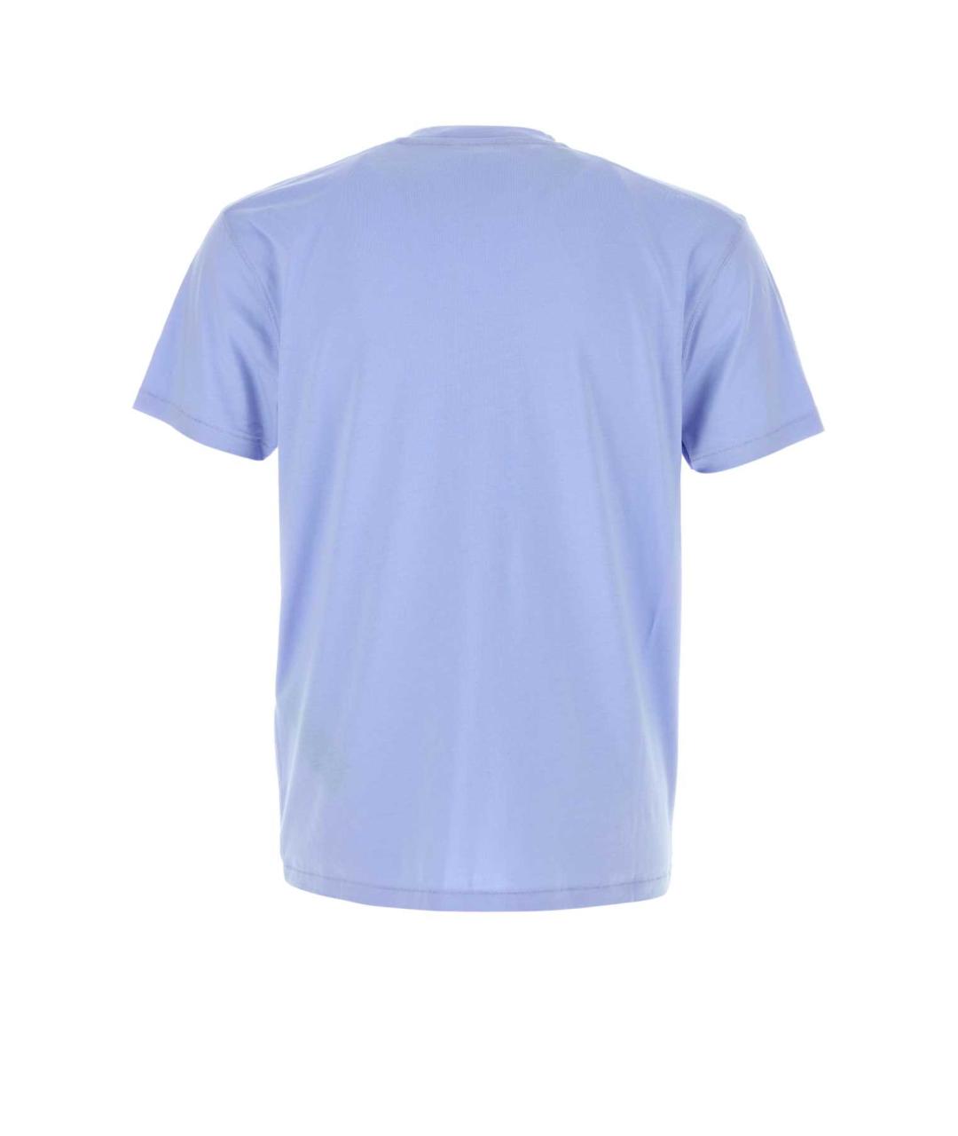 TOM FORD Голубая хлопковая футболка, фото 2