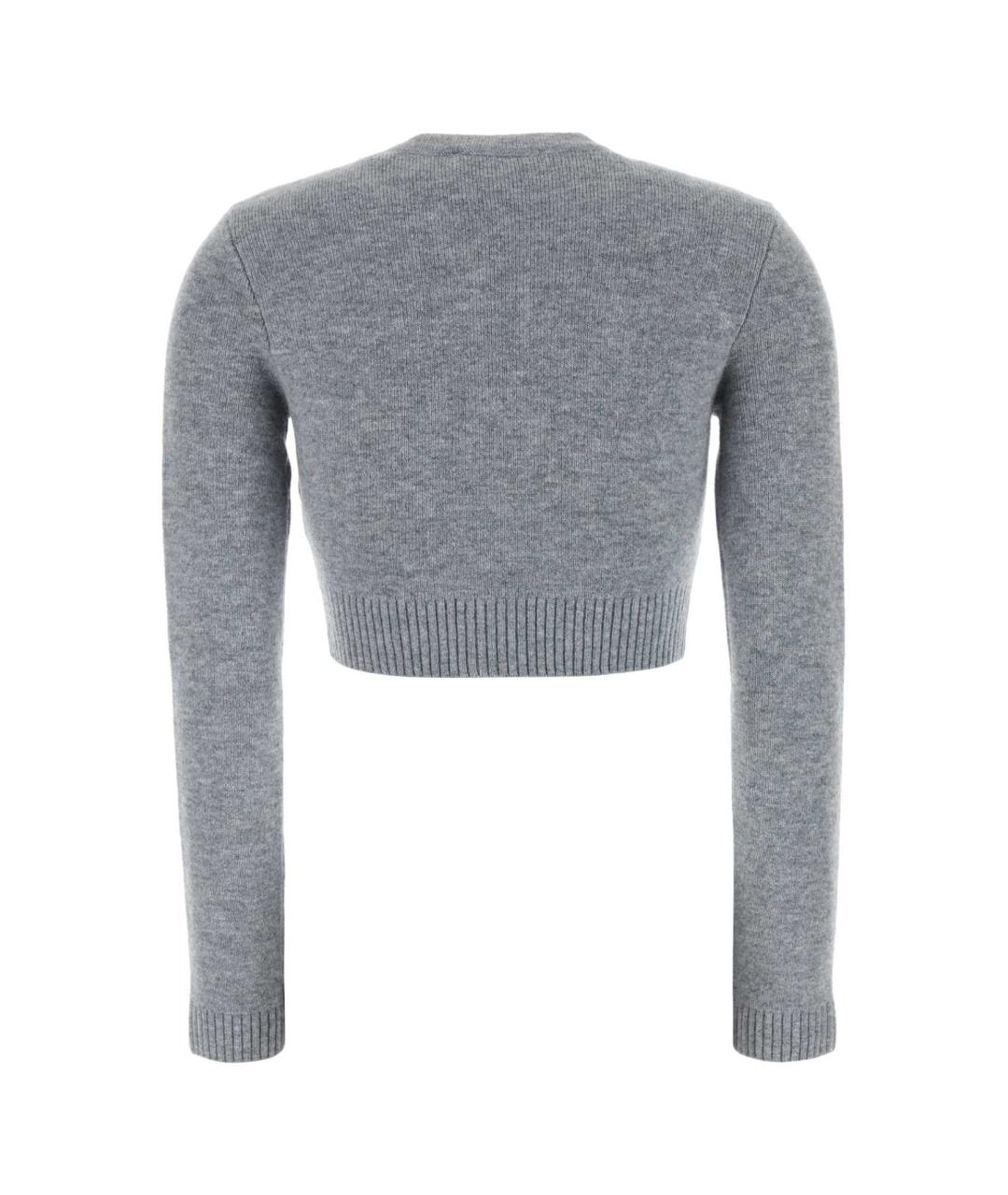 SELF-PORTRAIT Серый шерстяной кардиган, фото 2