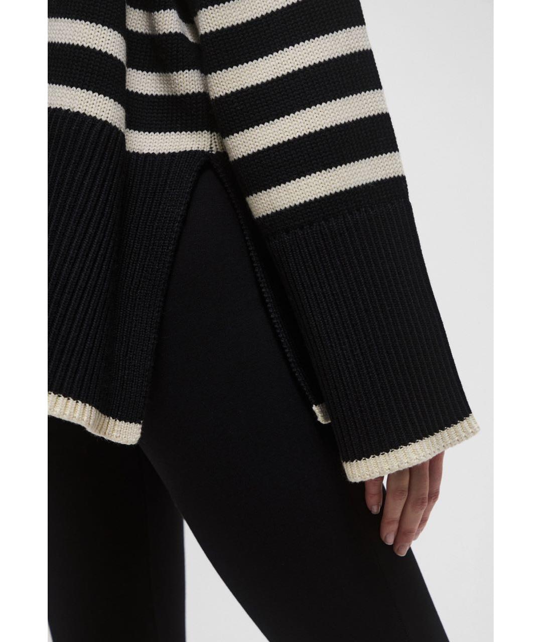 TOTEME Черный шерстяной джемпер / свитер, фото 6