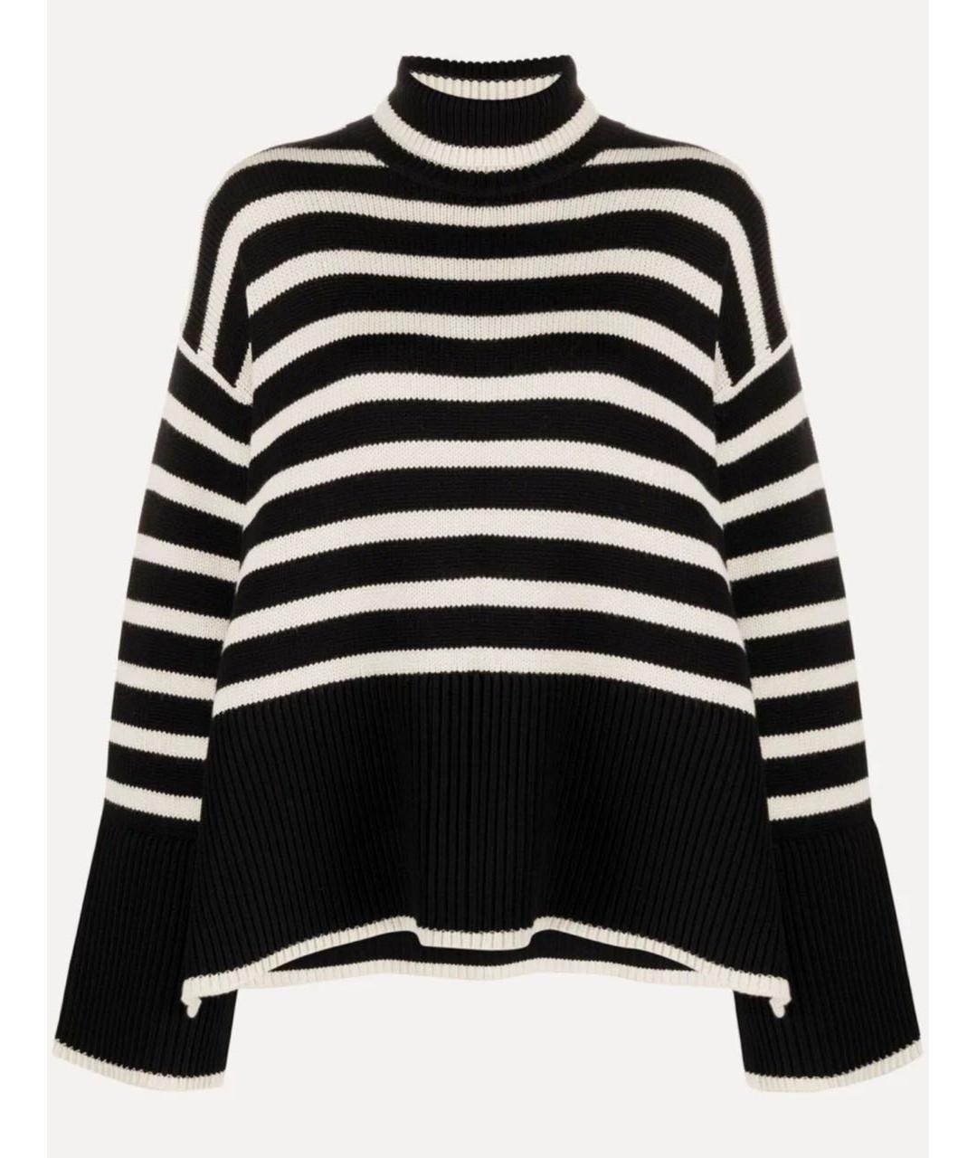 TOTEME Черный шерстяной джемпер / свитер, фото 9