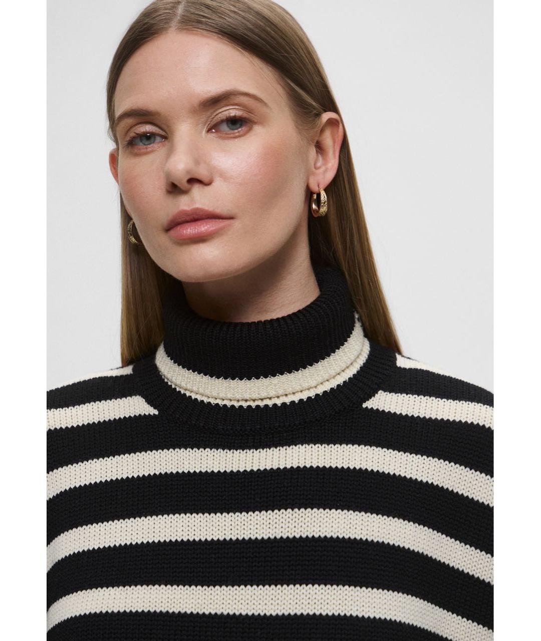 TOTEME Черный шерстяной джемпер / свитер, фото 5