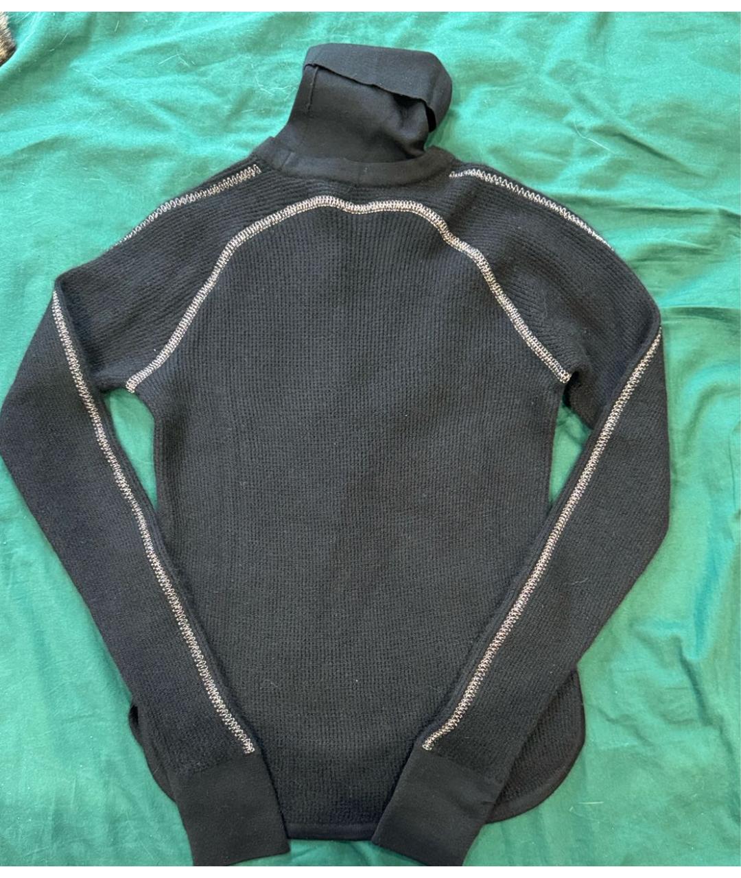 CHANEL Черный кашемировый джемпер / свитер, фото 2