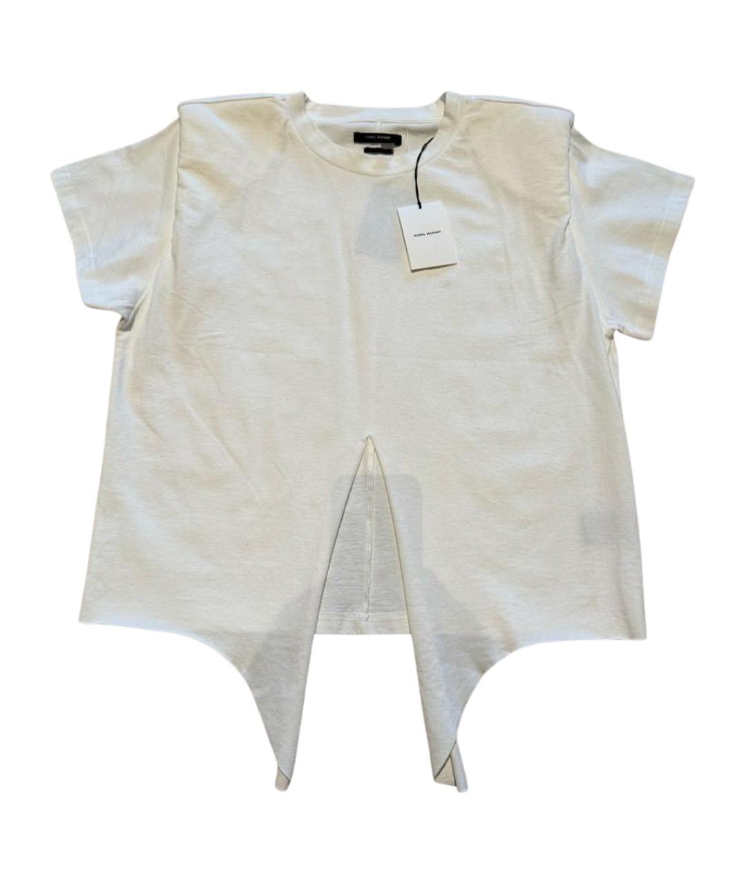 ISABEL MARANT Белая хлопковая футболка, фото 1