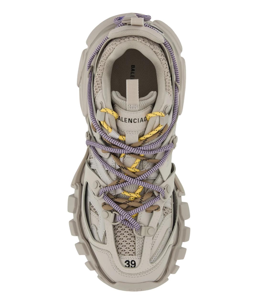 BALENCIAGA Серые синтетические кроссовки, фото 4