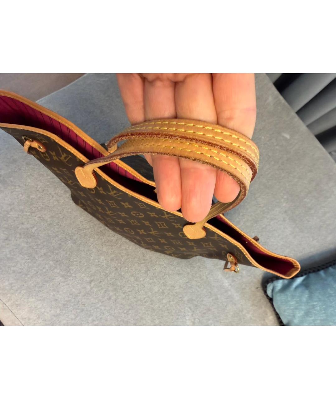 LOUIS VUITTON Коричневая сумка тоут, фото 2