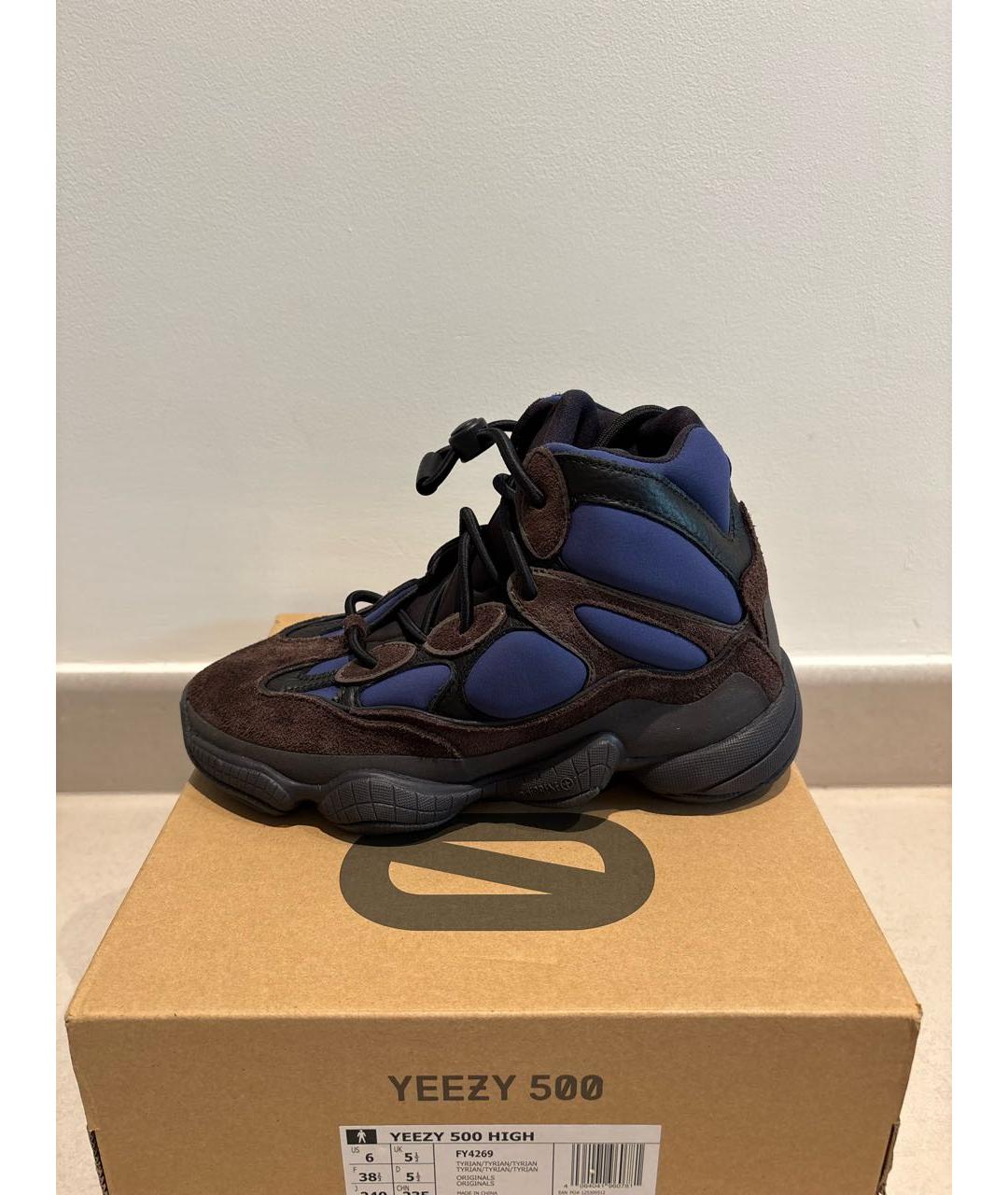 ADIDAS YEEZY Мульти текстильные кроссовки, фото 6