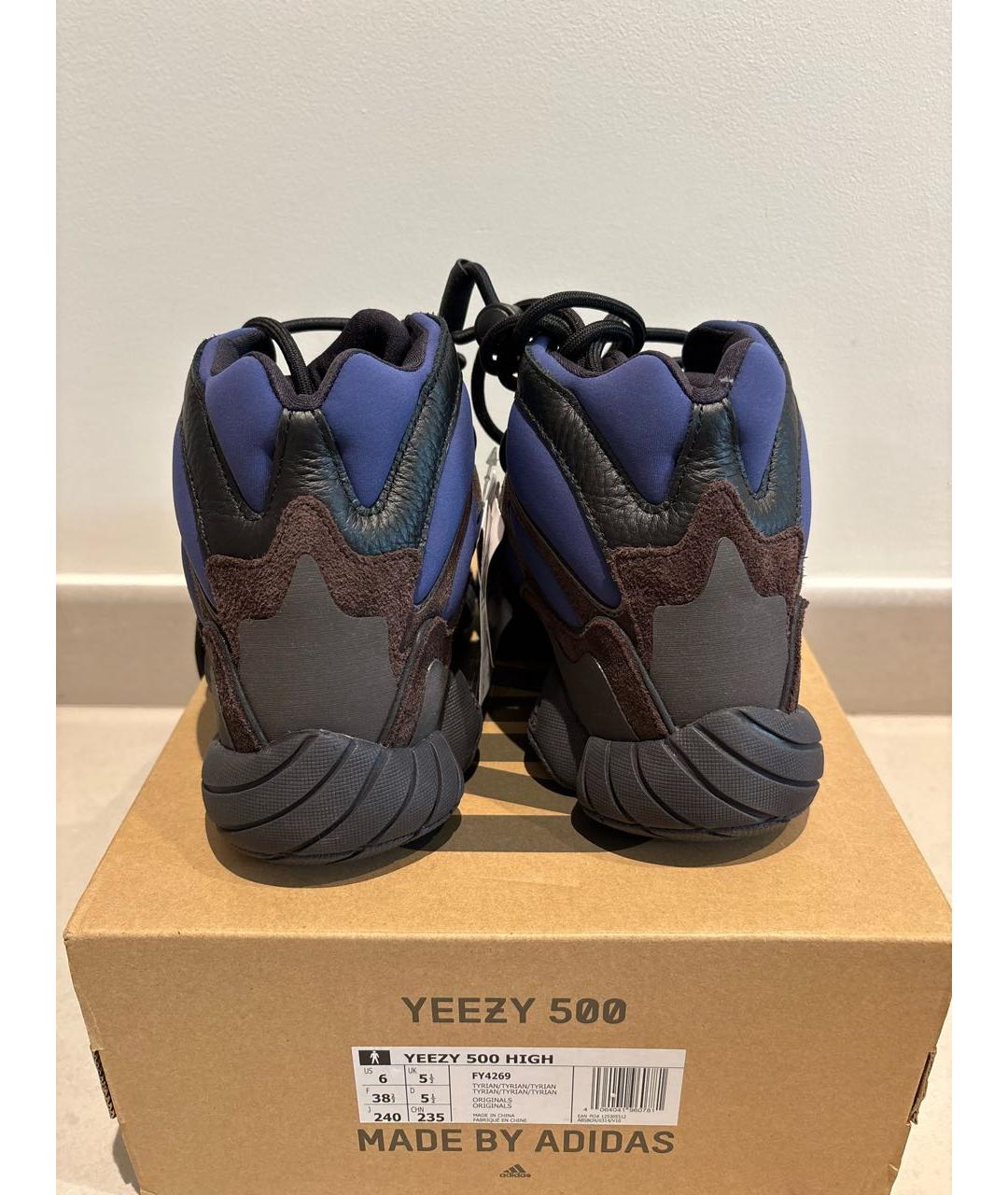 ADIDAS YEEZY Мульти текстильные кроссовки, фото 4