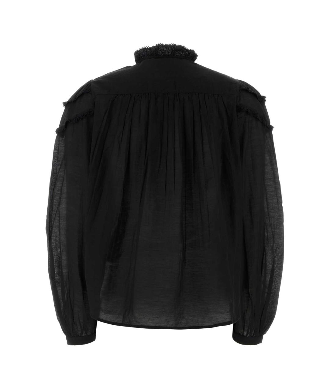 ISABEL MARANT Черная хлопковая блузы, фото 2