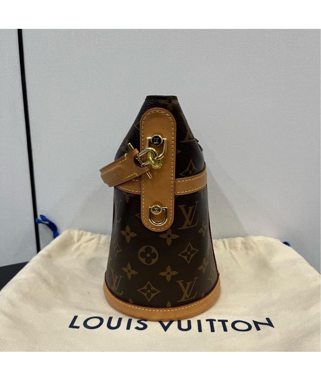 LOUIS VUITTON Коричневая сумка тоут, фото 4