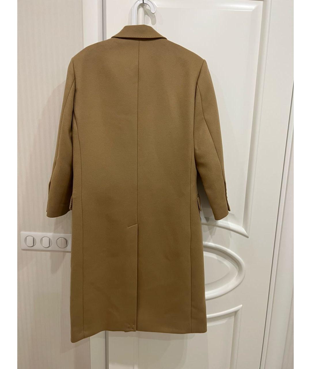 SANDRO Бежевое шерстяное пальто, фото 2