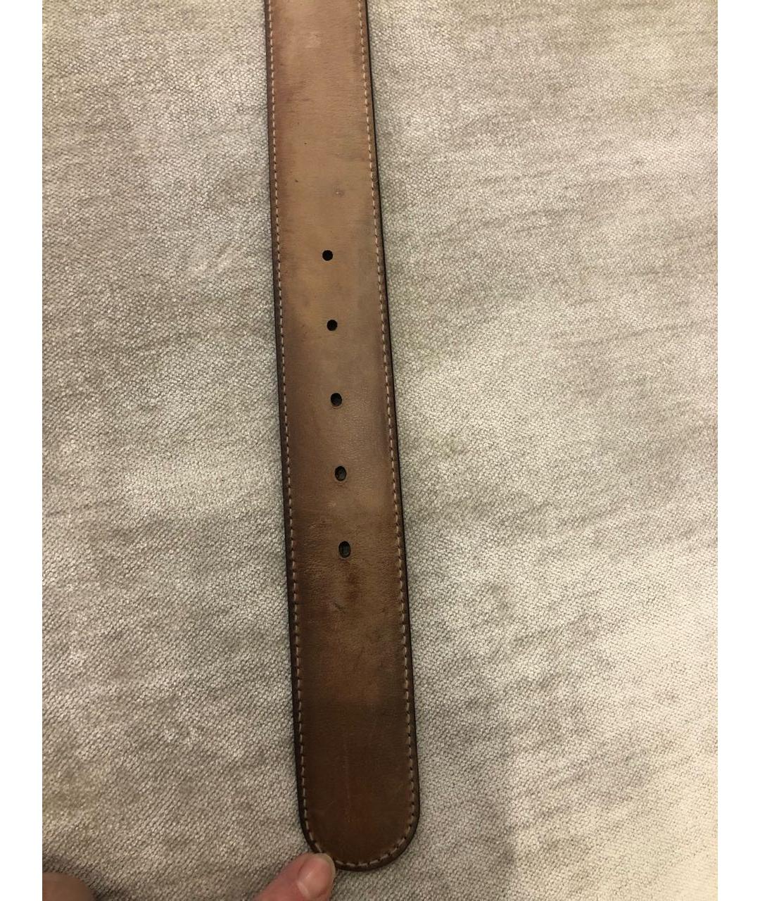 GUCCI Черный кожаный ремень, фото 6