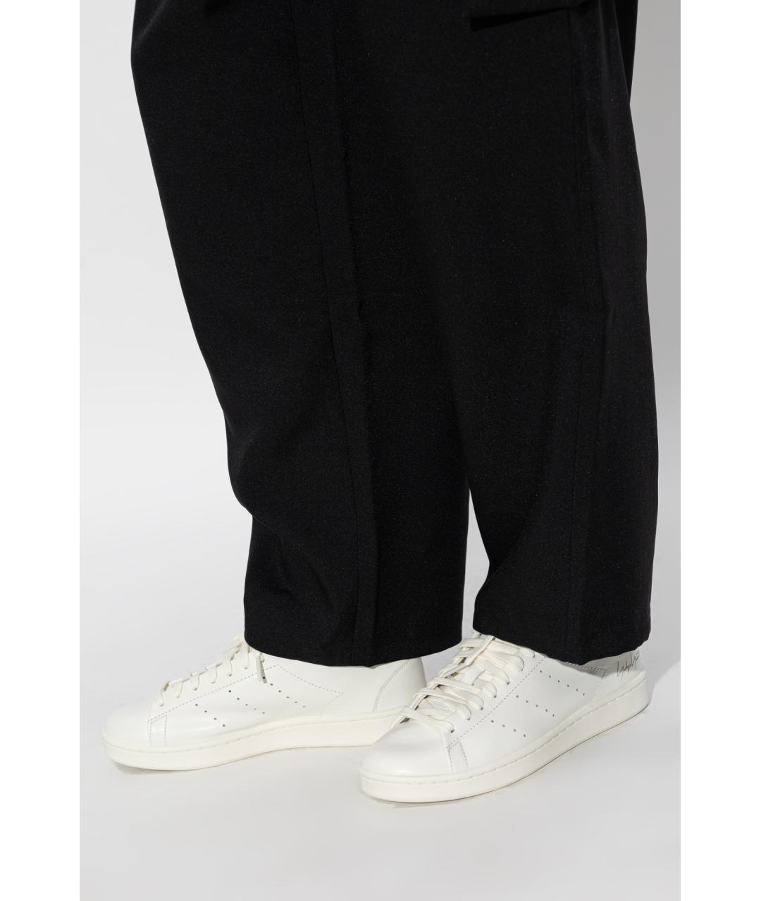 Y-3 Белые кожаные кеды, фото 3