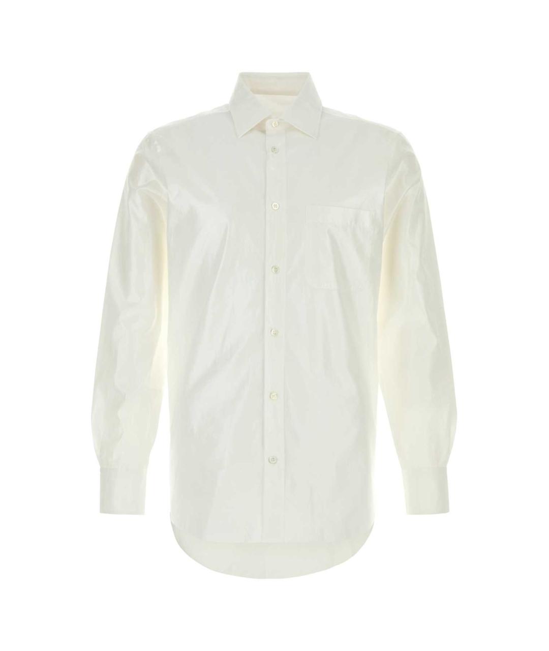 MAISON MARGIELA Белая хлопковая классическая рубашка, фото 1