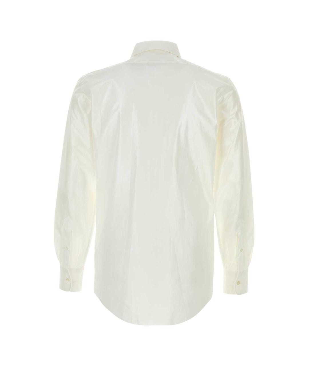 MAISON MARGIELA Белая хлопковая классическая рубашка, фото 2