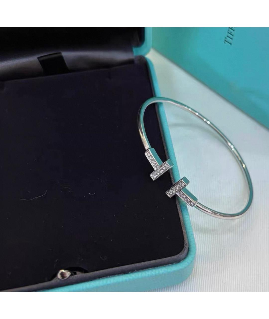 TIFFANY&CO Серебрянный браслет из белого золота, фото 2