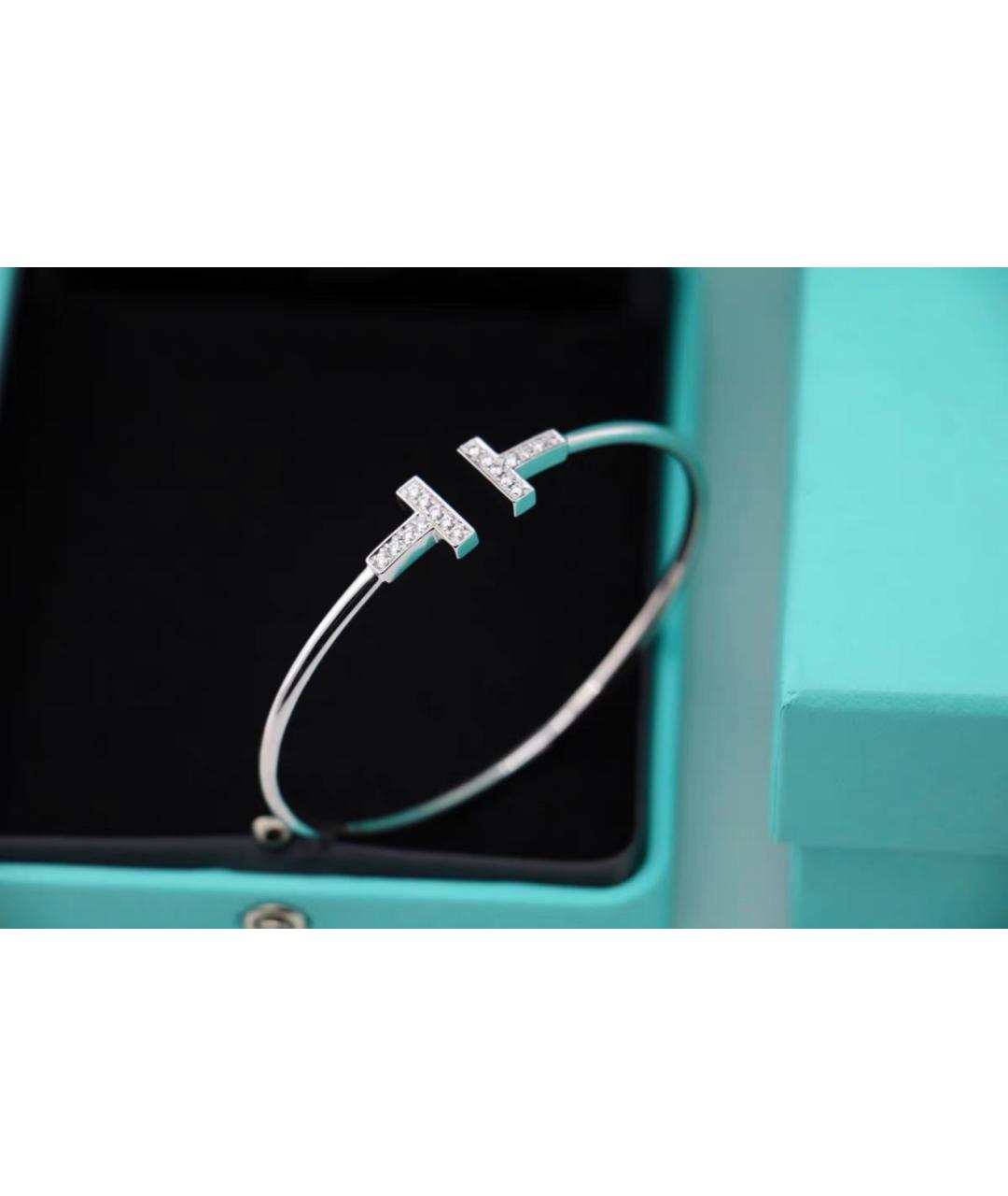 TIFFANY&CO Серебрянный браслет из белого золота, фото 3