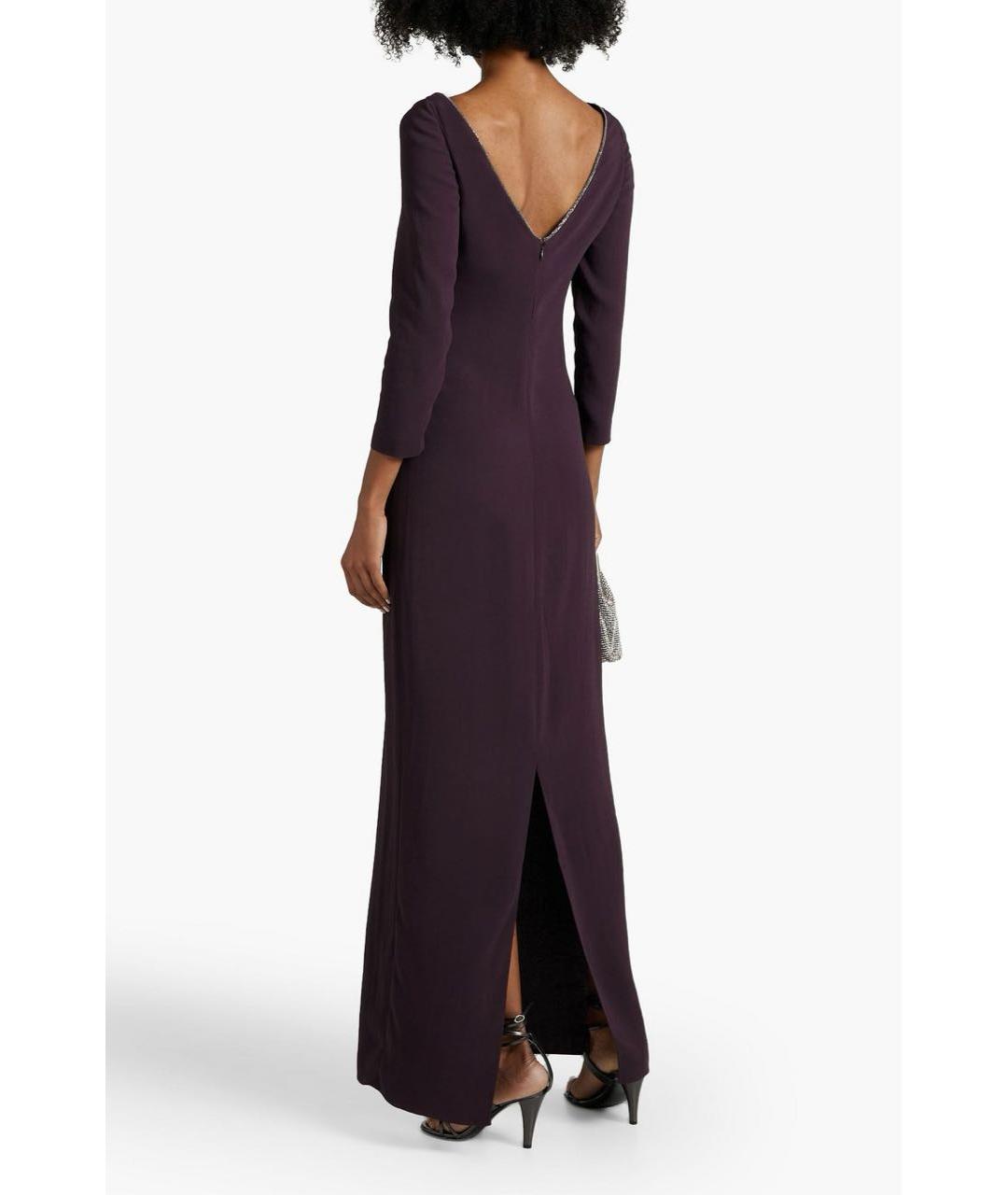 FABIANA FILIPPI Бордовое вискозное вечернее платье, фото 3