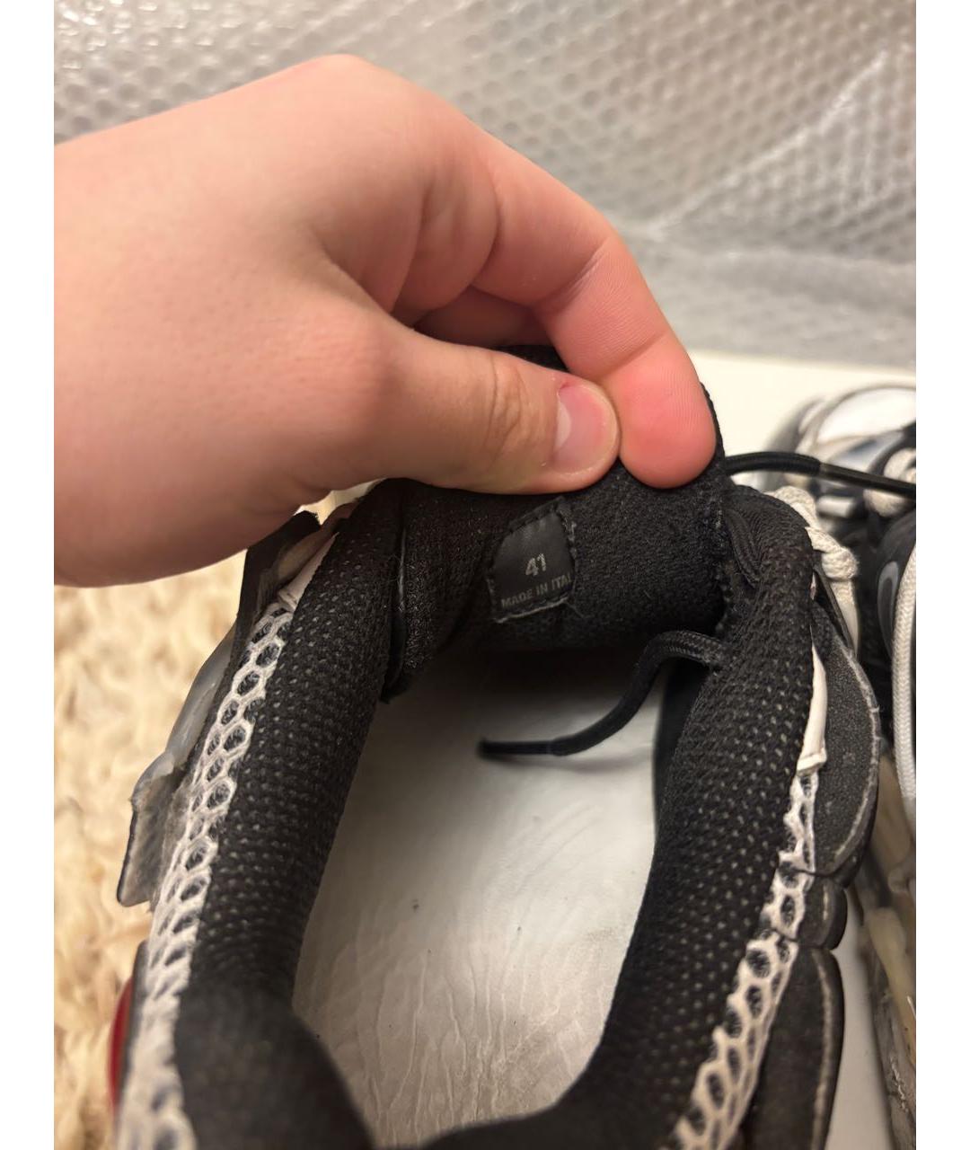 MAISON MARGIELA Белые кожаные низкие кроссовки / кеды, фото 6