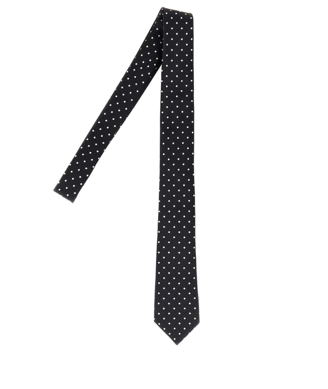TOM FORD Черный шелковый галстук, фото 2